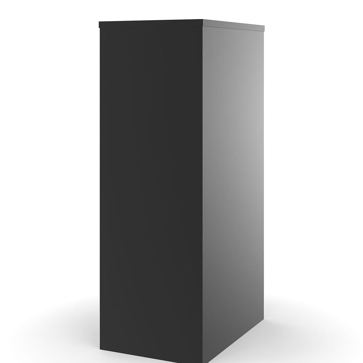 4 Drawer Black Vertical File Cabinet K6502