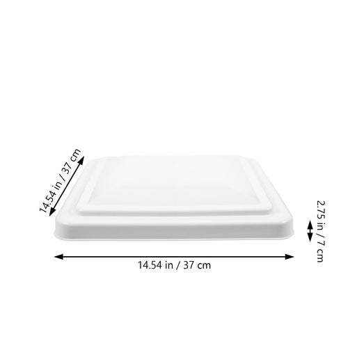 14-inch White RV Roof Vent Cover A6725