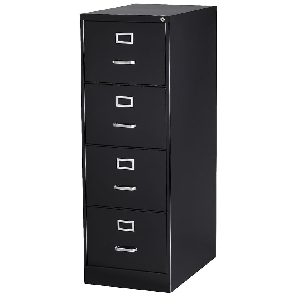 4 Drawer Black Vertical File Cabinet K6502