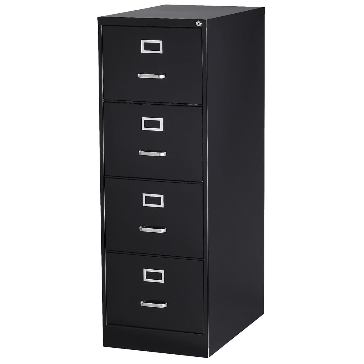 4 Drawer Black Vertical File Cabinet K6502