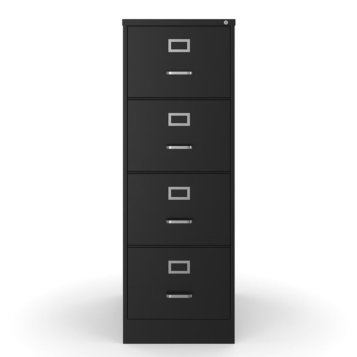 4 Drawer Black Vertical File Cabinet K6502