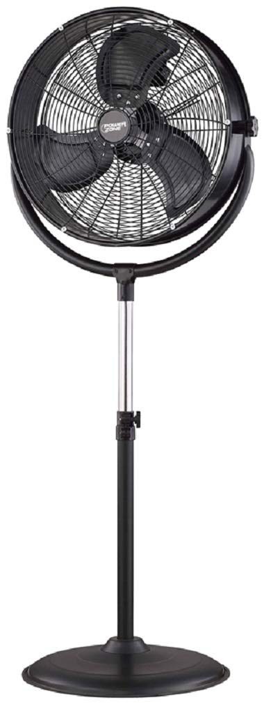 High Velocity Floor Fan with Stand, 3 Speed K263