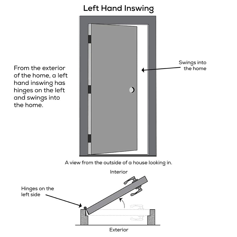 Primed Fiberglass Prehung Door 36" x 80" F6642