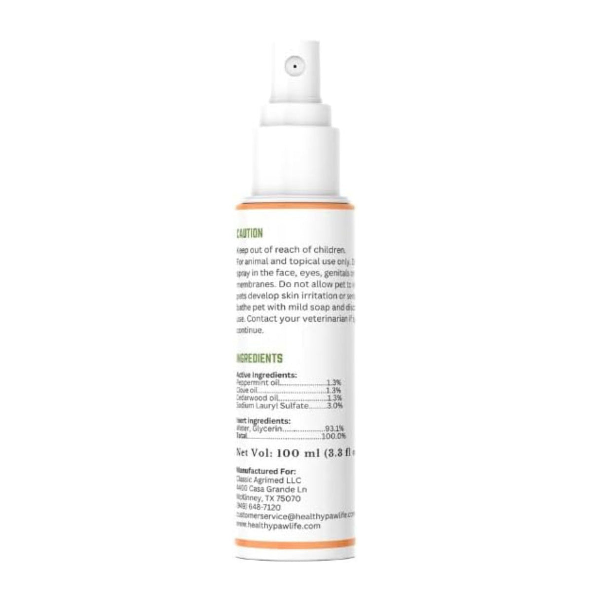 Plant-Based Flea & Tick Spray for Dogs & Cats X373