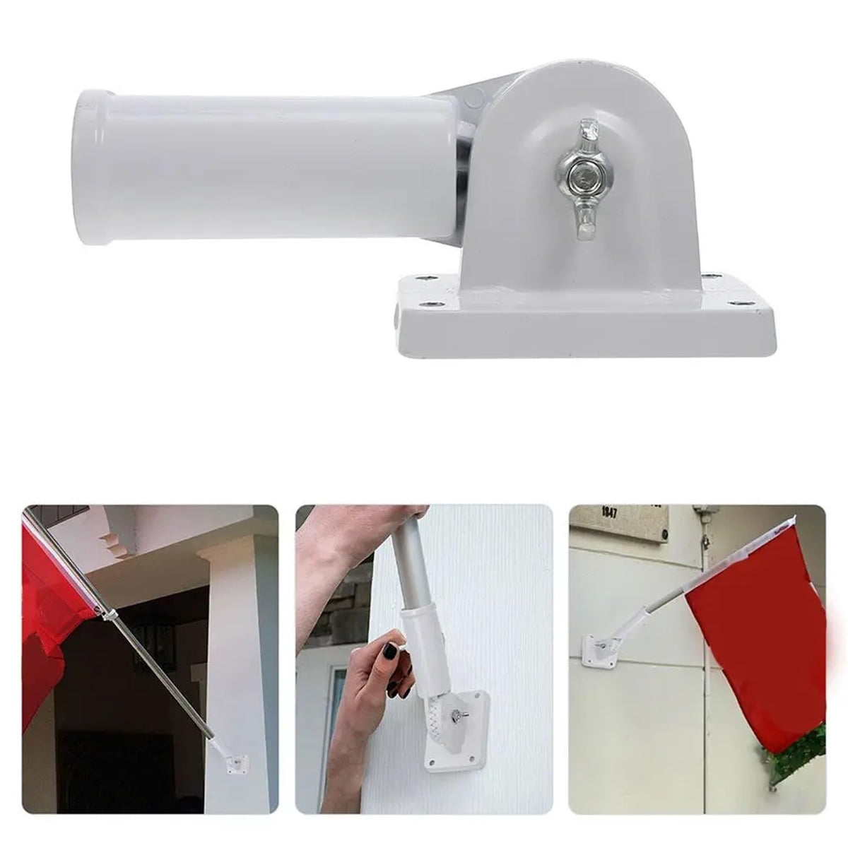 2 PCS Aluminum Adjustable Flag Pole K4721