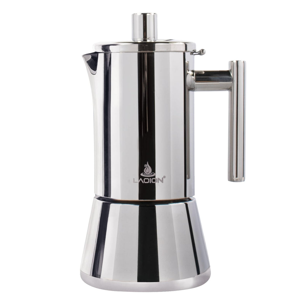 6 Cup Stainless Steel Stovetop Espresso Maker U749807