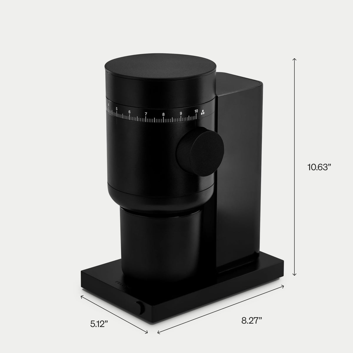 Electric Conical Burr Coffee Grinder, 48 mm Burrs, Black F89836