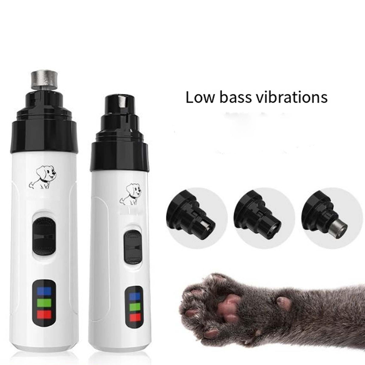 Electric Dog Nail Trimmer with LED Light P930713