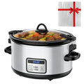 6 Quart Programmable Slow Cooker with Lid Clip F657234