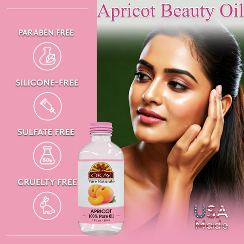 100% Pure Apricot Oil 1 oz P8029