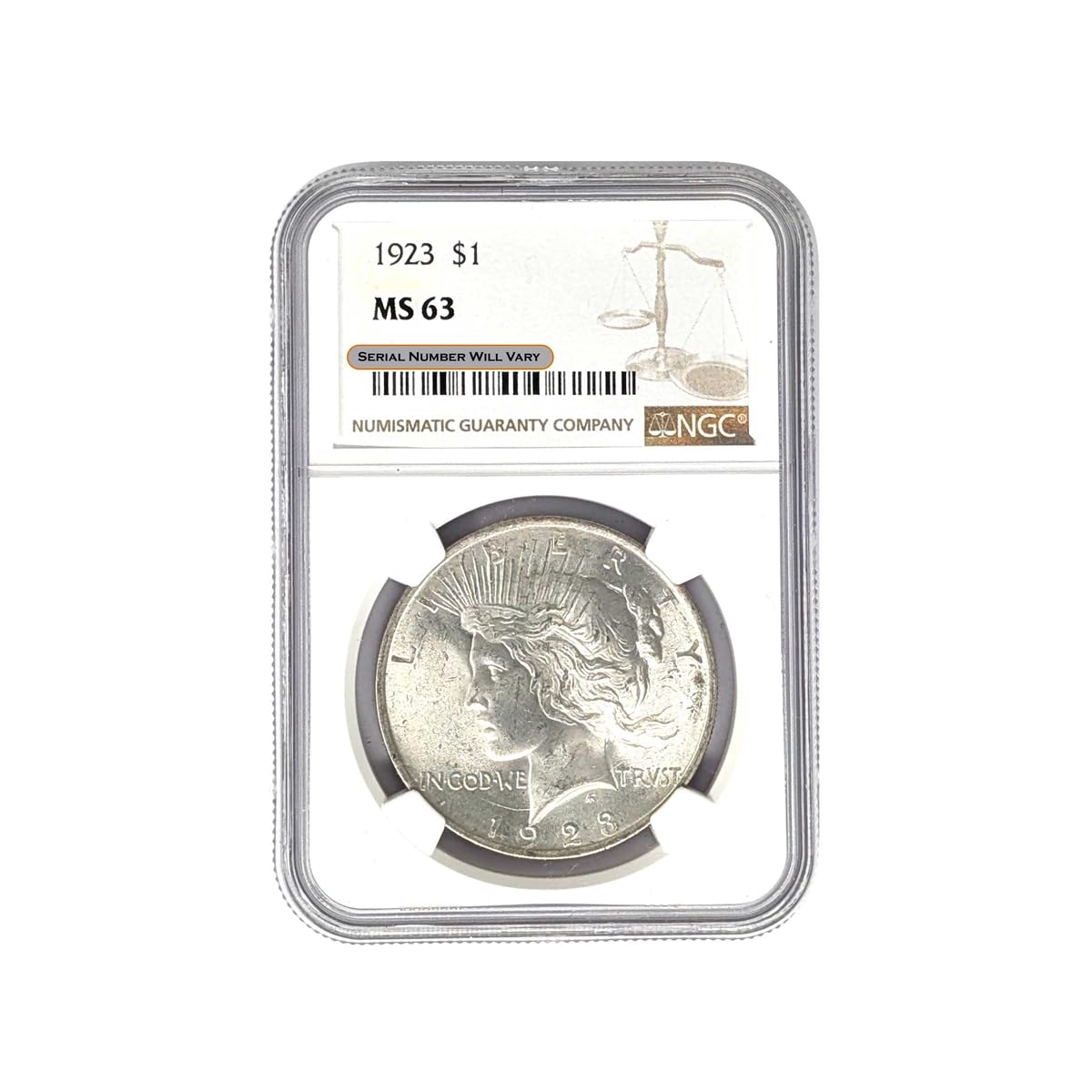 Peace Silver Dollar E74946