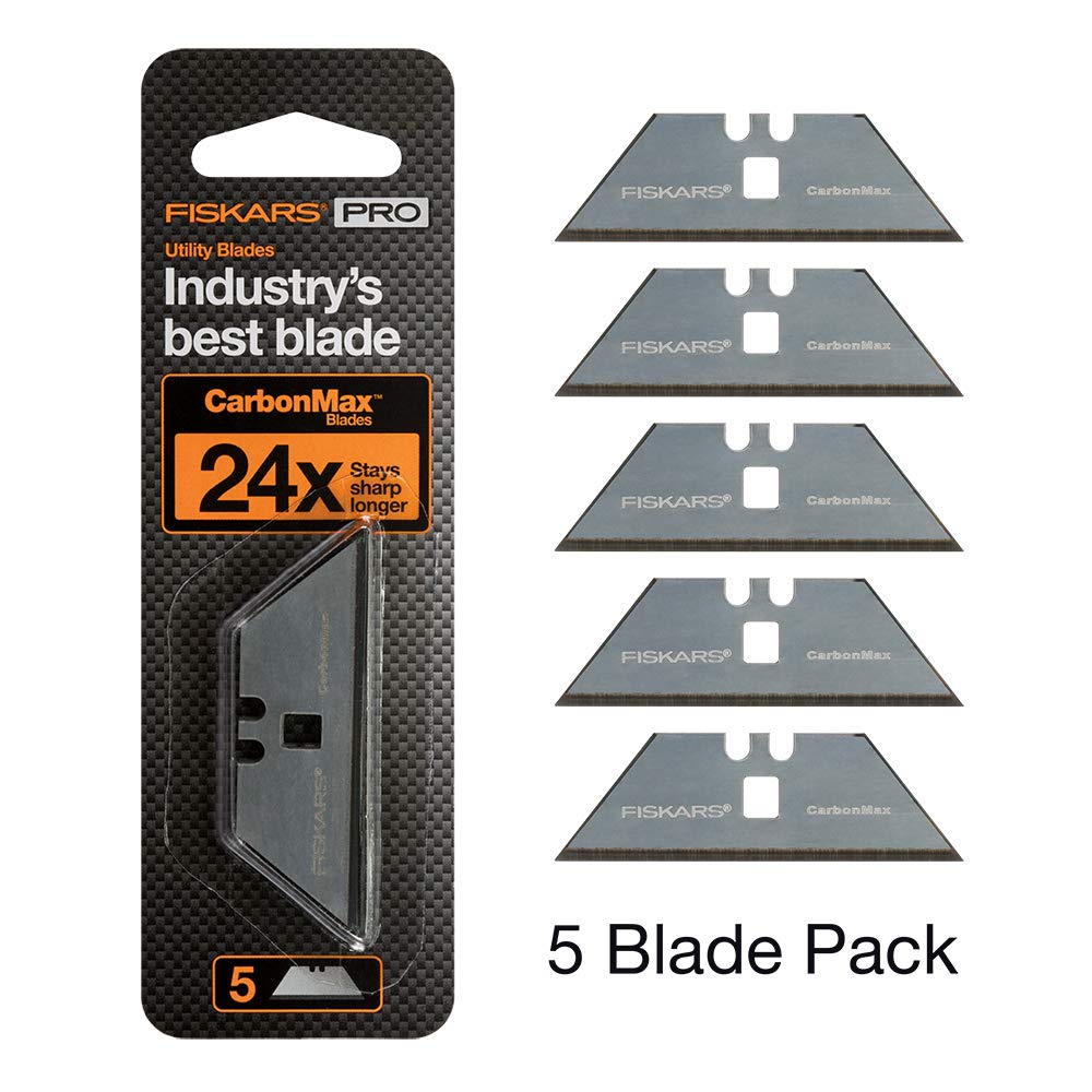3/4" Utility Knife Replacement Blades, 5-Pack N980