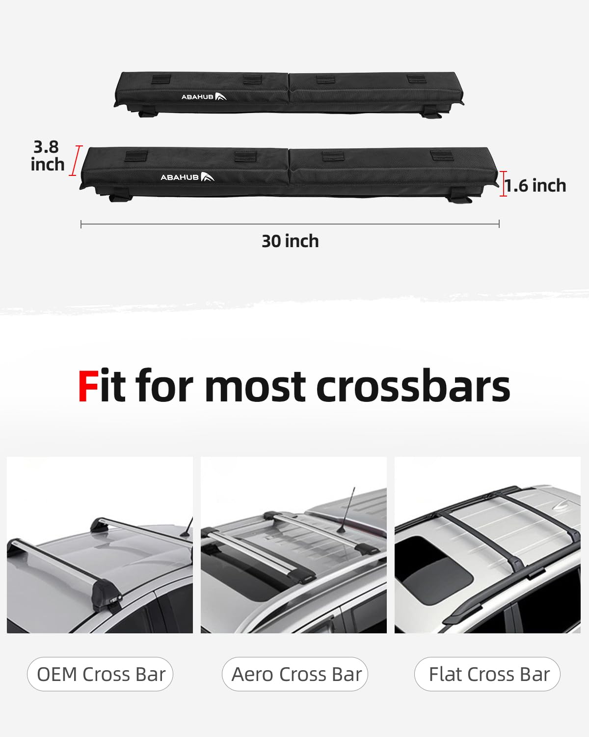 Soft Roof Rack Pads 30 Inch X87558