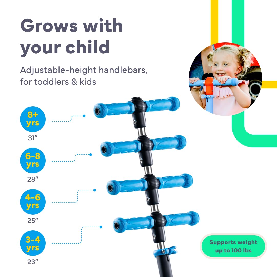 2-in-1 Kids Kick Scooter with Seat O974380