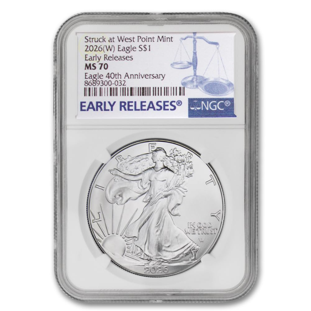 1 oz American Silver Eagle Coin MS-70 F939330