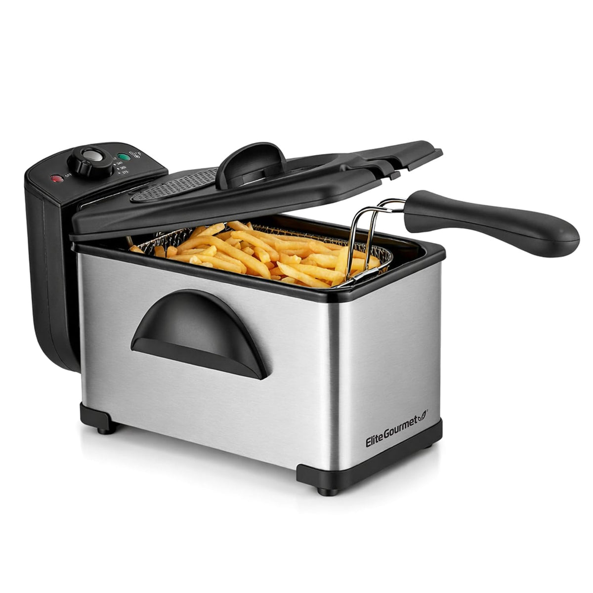 2Qt Immersion Deep Fryer with Removable Basket V48795