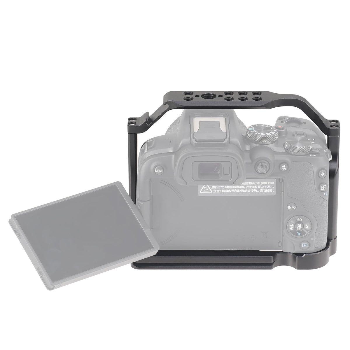 Camera Cage with NATO Rail Cold Shoe Quick Release Plate L399