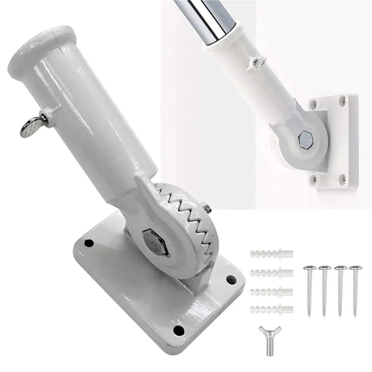 2 PCS Aluminum Adjustable Flag Pole K4721