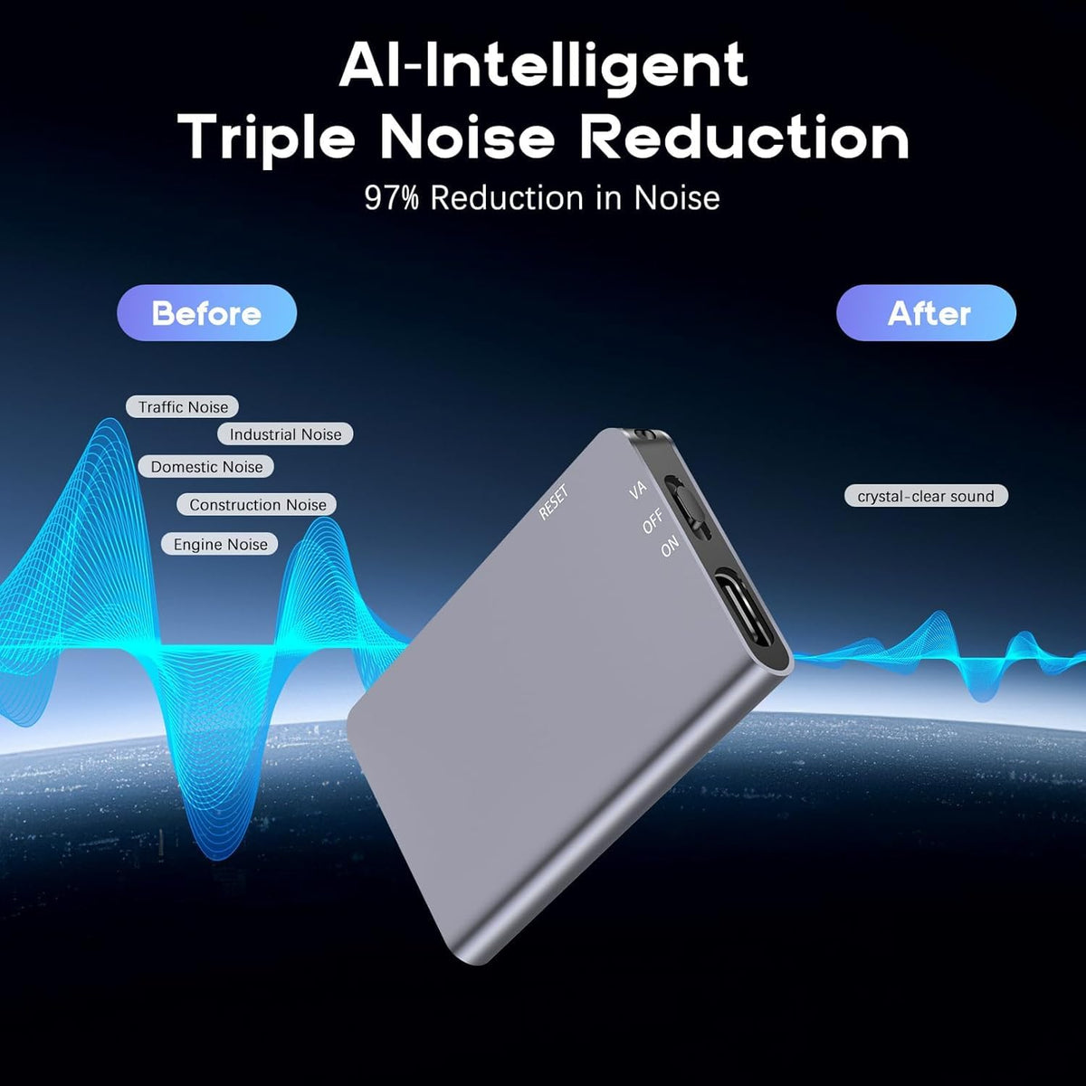 64GB Magnetic Voice Activated Recorder F1691