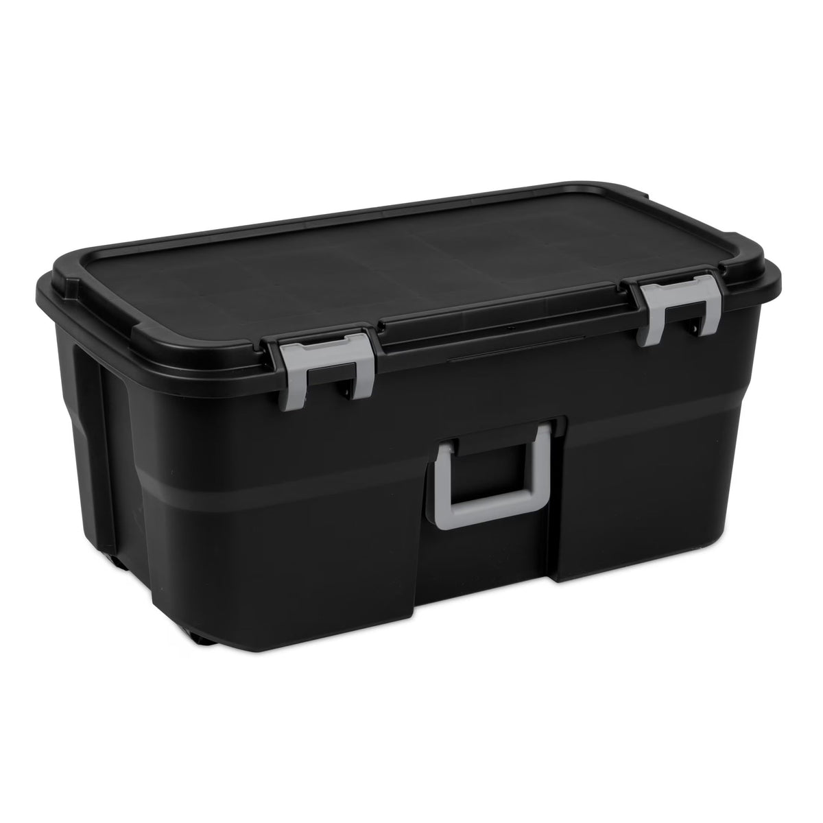 Storage Chest 22 Gal Heavy Duty Lockable Trunk with Wheels W444446