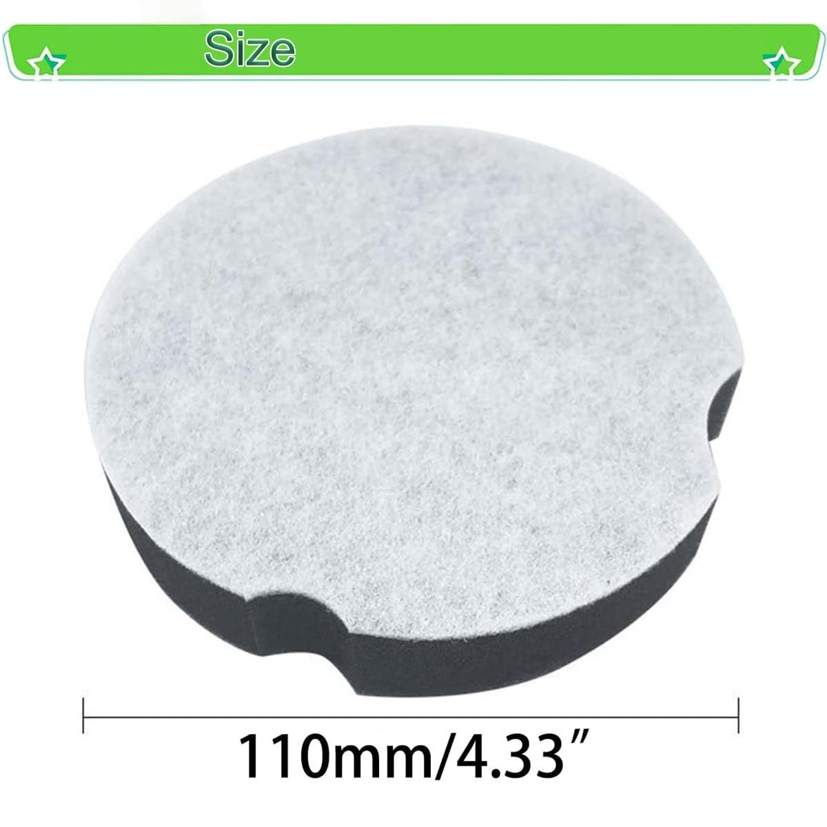 6 Pack Filter Replacement for Upright Vacuum Cleaners U596