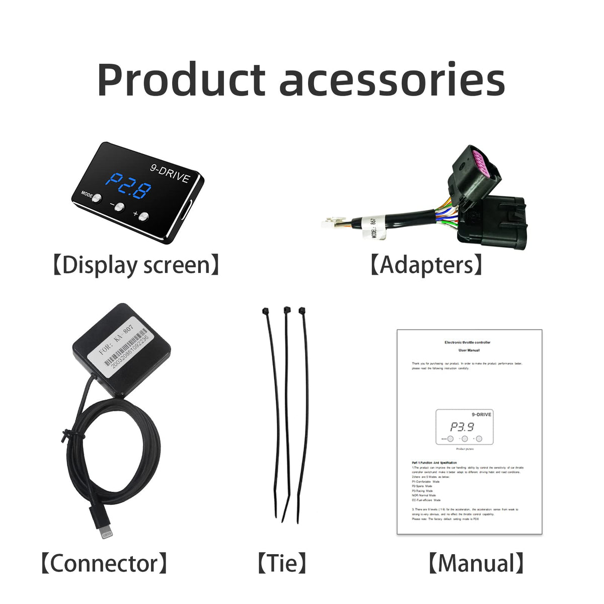 9 Drive Modes Electronic Accelerator Z20757