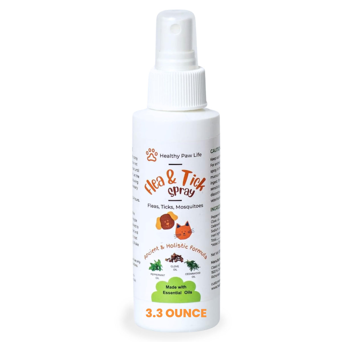Plant-Based Flea & Tick Spray for Dogs & Cats X373