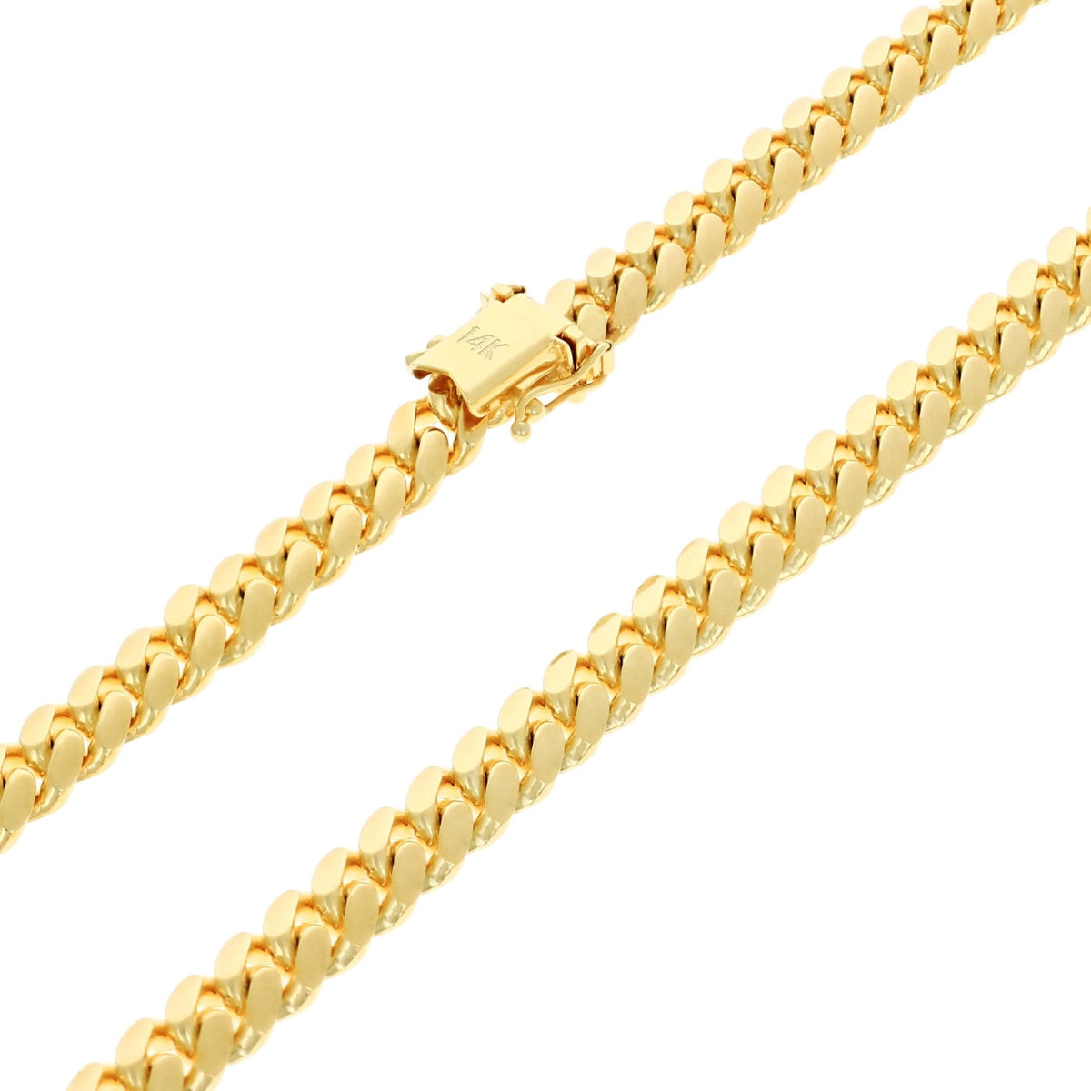 14k Yellow Gold Cuban Link Chain Necklace R612980
