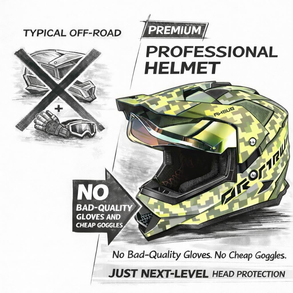 Kids DOT Approved Full Face Motorcycle Helmet G2983