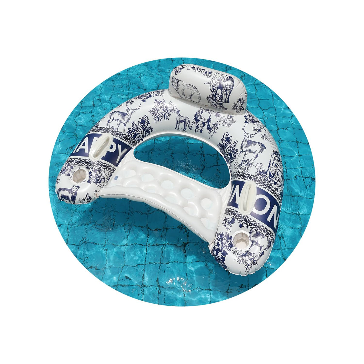 Inflatable Pool Float Chairs with Cup Holder S62503