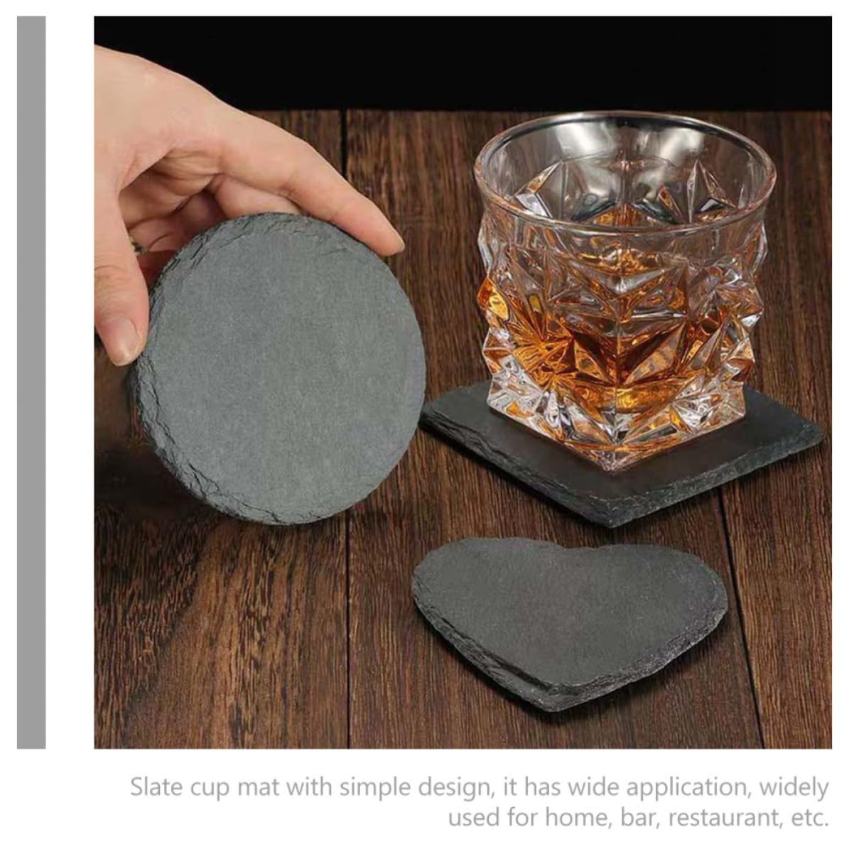 Natural Stone Coasters Set A166