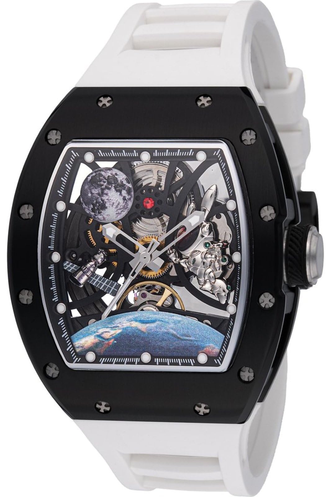 41mm Stainless Steel Black Automatic Watch R111650
