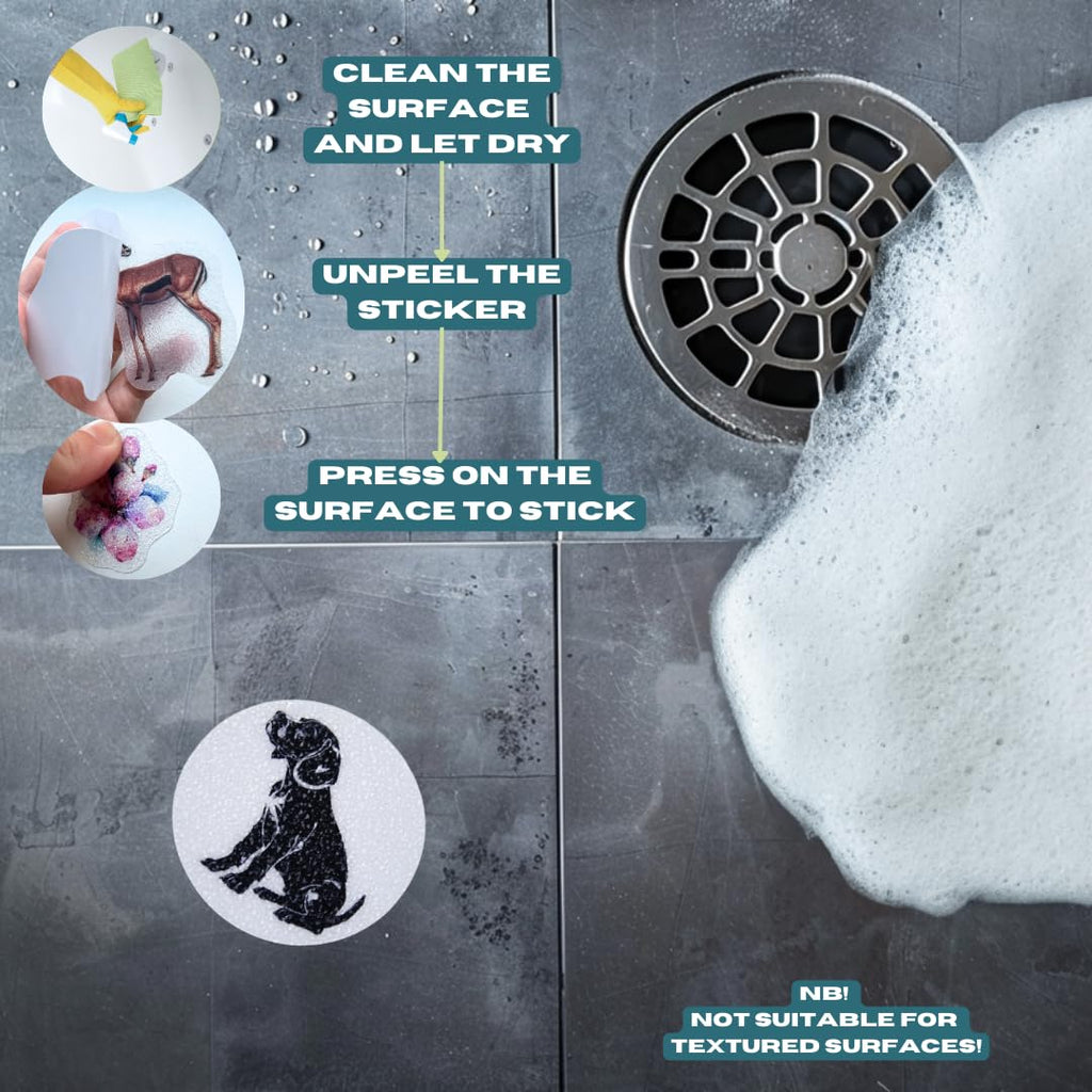 24 PCS Non Slip Bathtub Stickers W1749