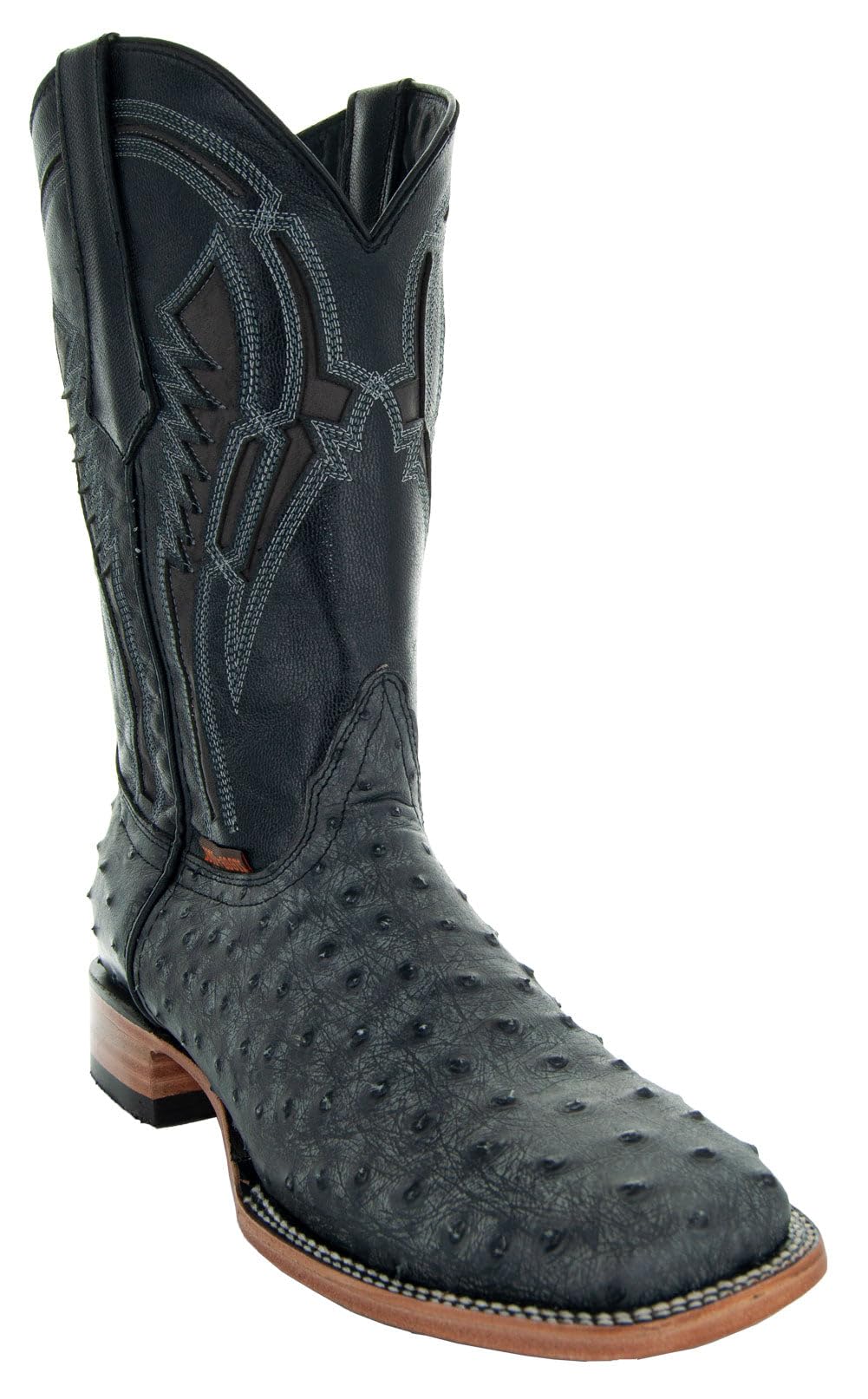 Ostrich Print Cowboy Boots J33937