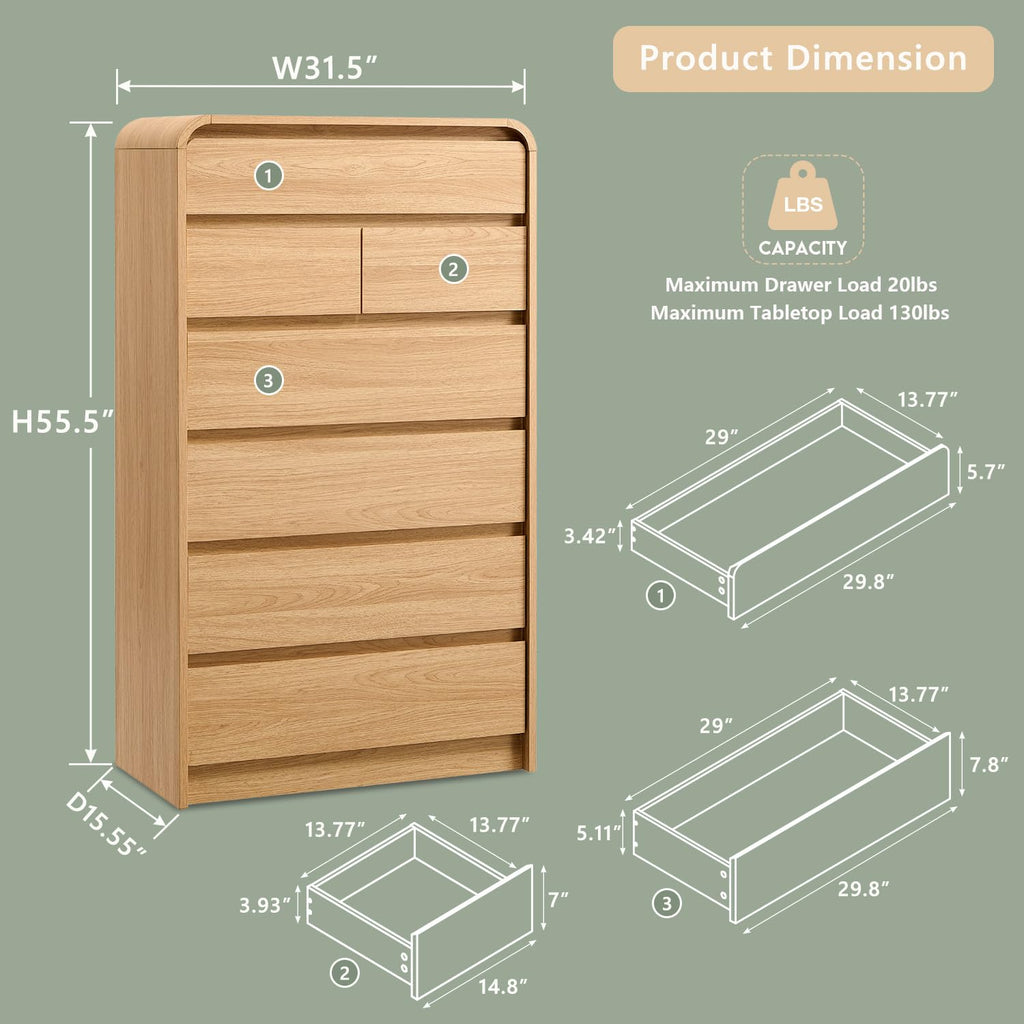 7 Drawer Dresser U70092