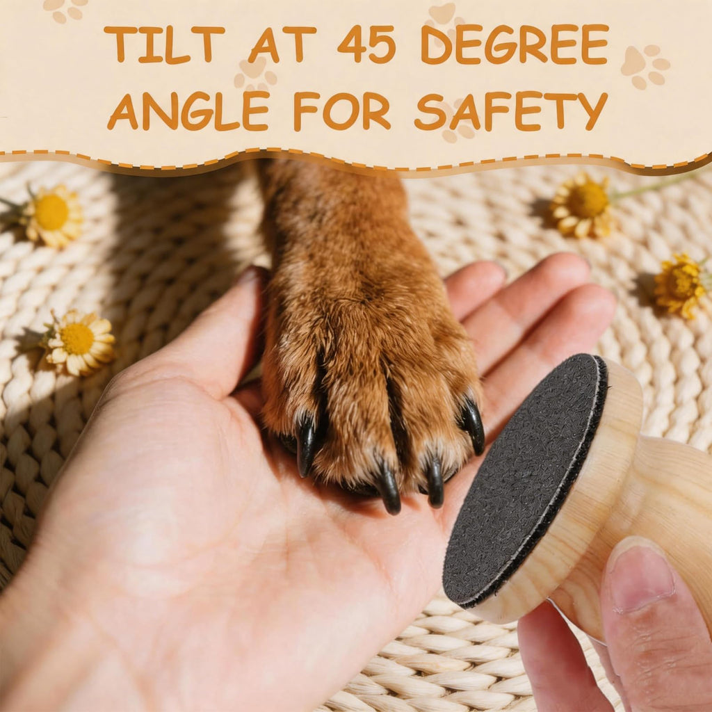 Dog Nail File with 6 Pcs Filing Disc E244