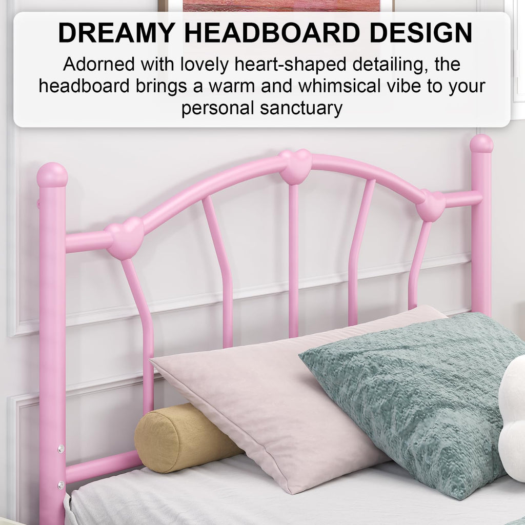 Twin Metal Platform Bed H122
