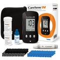 Blood Glucose Monitor Kit with 100 Test Strips, 100 Lancets, Lancing Device, Control Solution, Travel Case P986258