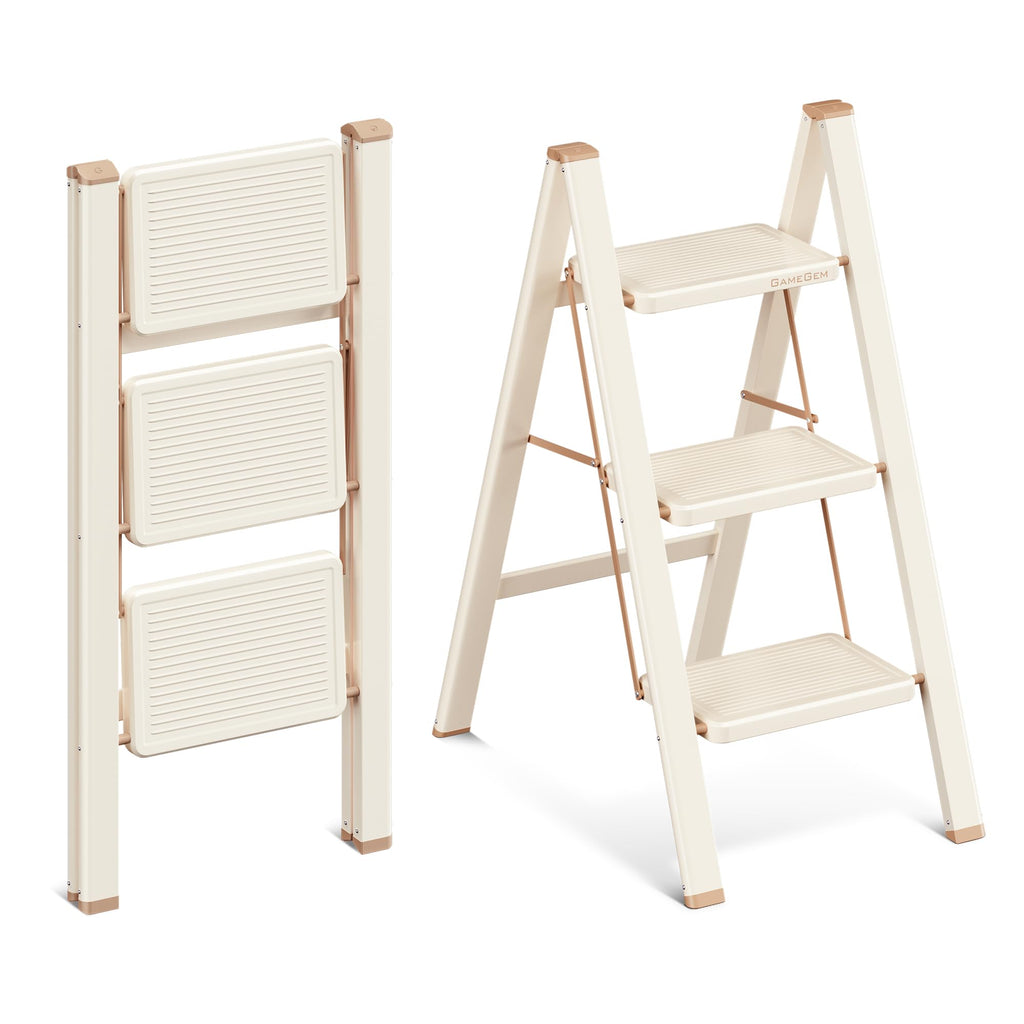 3 Step Folding Ladder with Anti Slip Pedal L4089