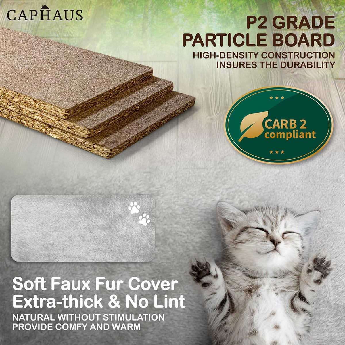70-Inch Multi-Level Cat Tree with Hammock and Cat Cave F4277