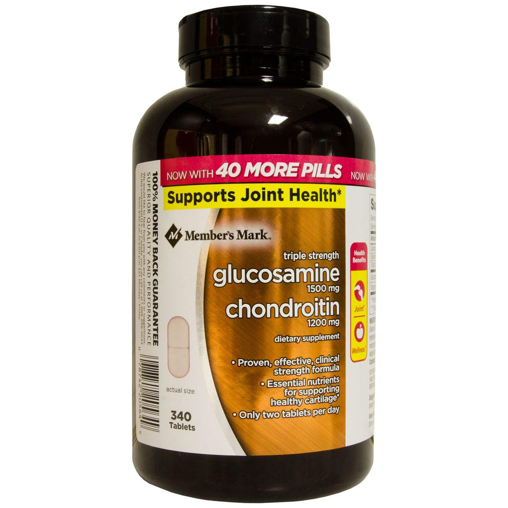 Triple Strength Glucosamine Chondroitin 340 Count 2 Pack O70270