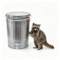 31 Gallon Heavy Duty Galvanized Metal Trash Can with Lid E946125