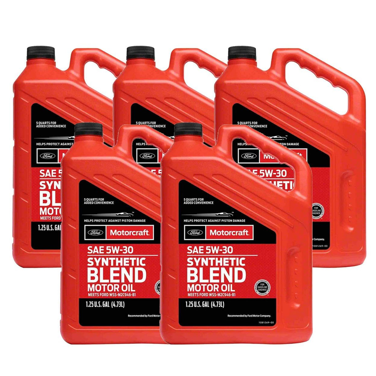 5W-30 Synthetic Blend Motor Oil 25 Quart F383