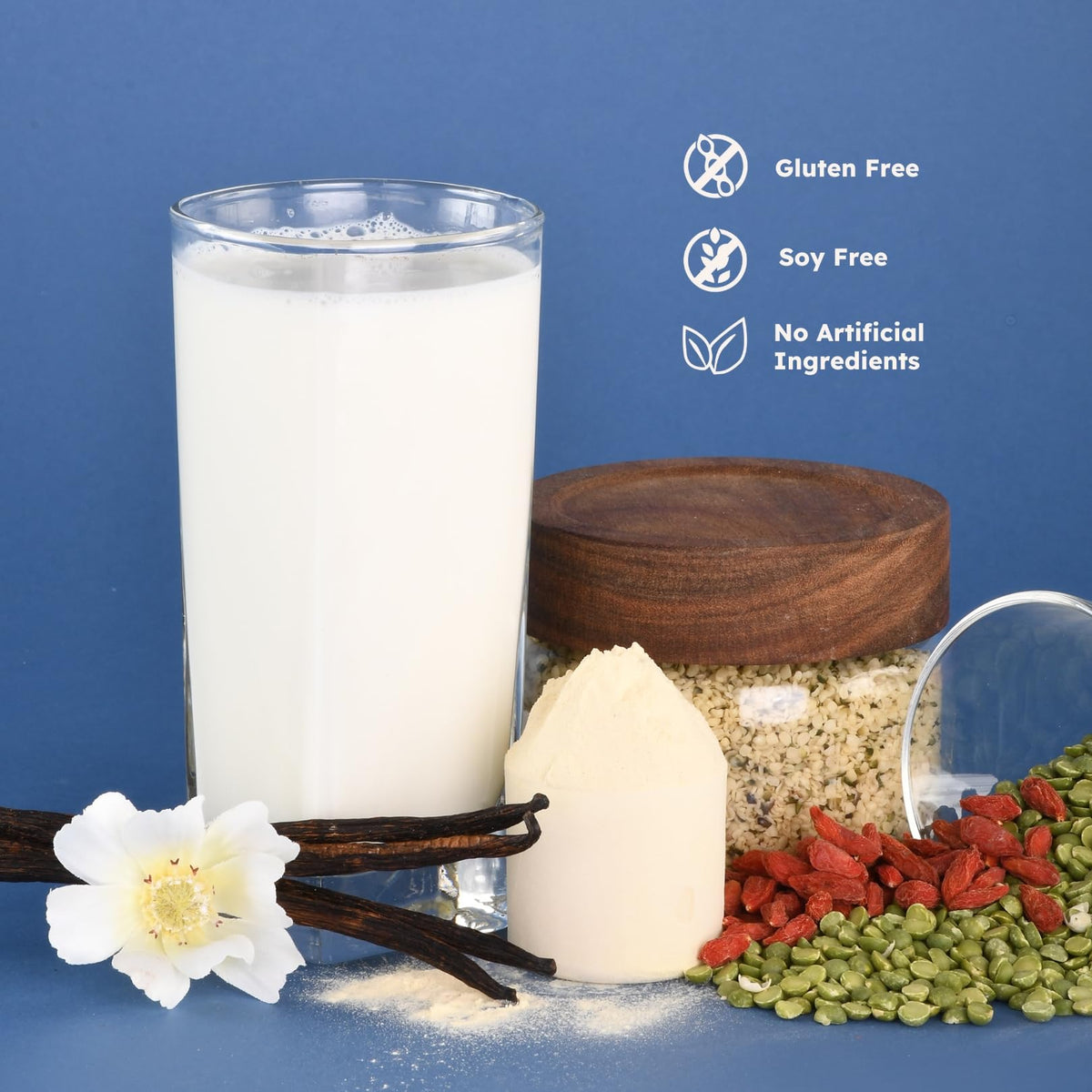 Organic Plant Protein Powder Vanilla 1.74 lb S369041