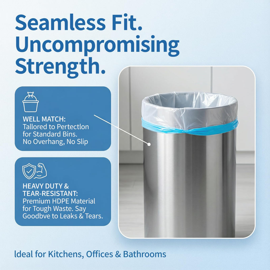 4 Gallon Drawstring Unscented Trash Bags 120 Count Z2946