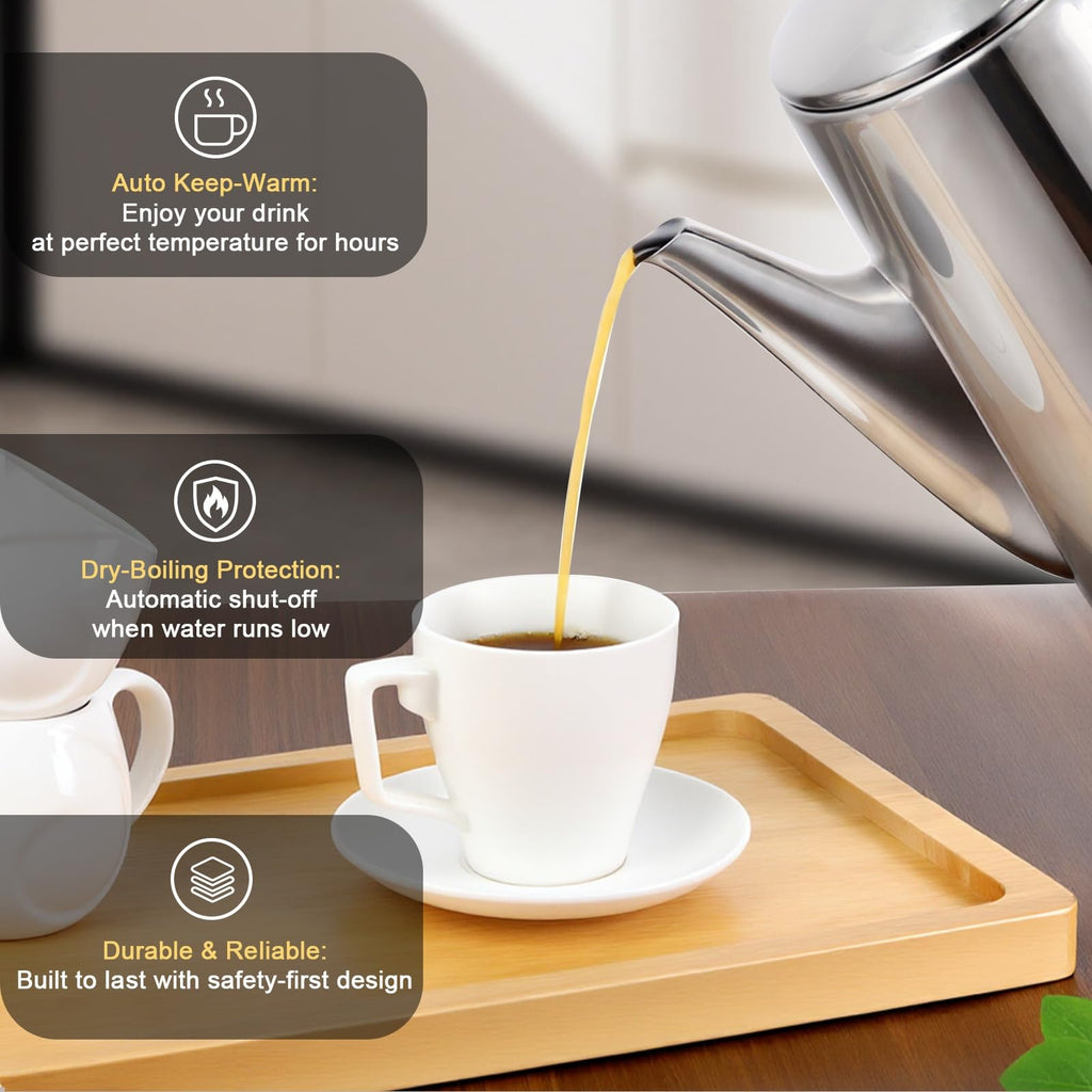 12 Cup Stainless Steel Electric Coffee Maker J604