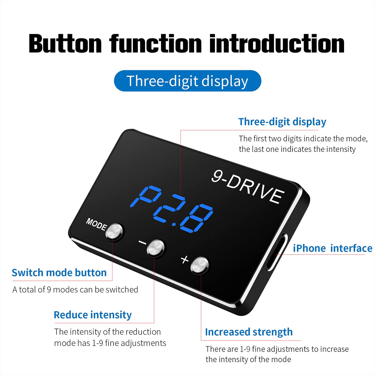 9 Drive Modes Electronic Accelerator Z20757
