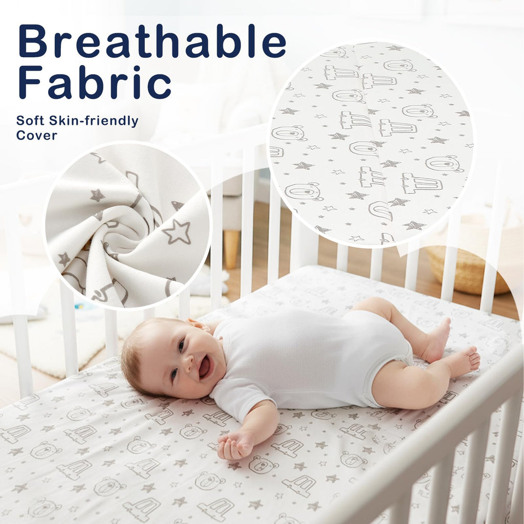 Trifold Pack and Play Mattress 38'' x 26'' x 3'' Memory Foam with Carry Bag P58288