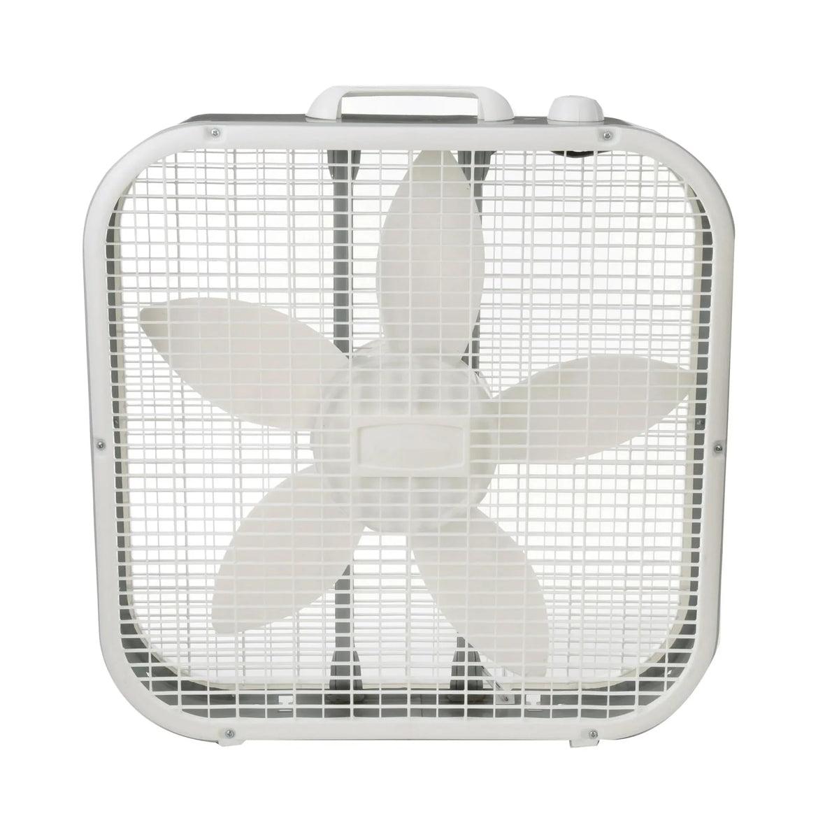 20" Classic Box Fan, 3 Speeds, White F8972