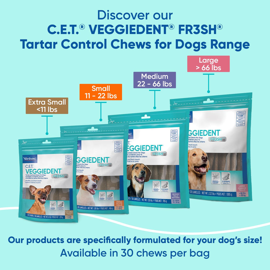 Plaque and Tartar Control Chews for Dogs, Medium C462990
